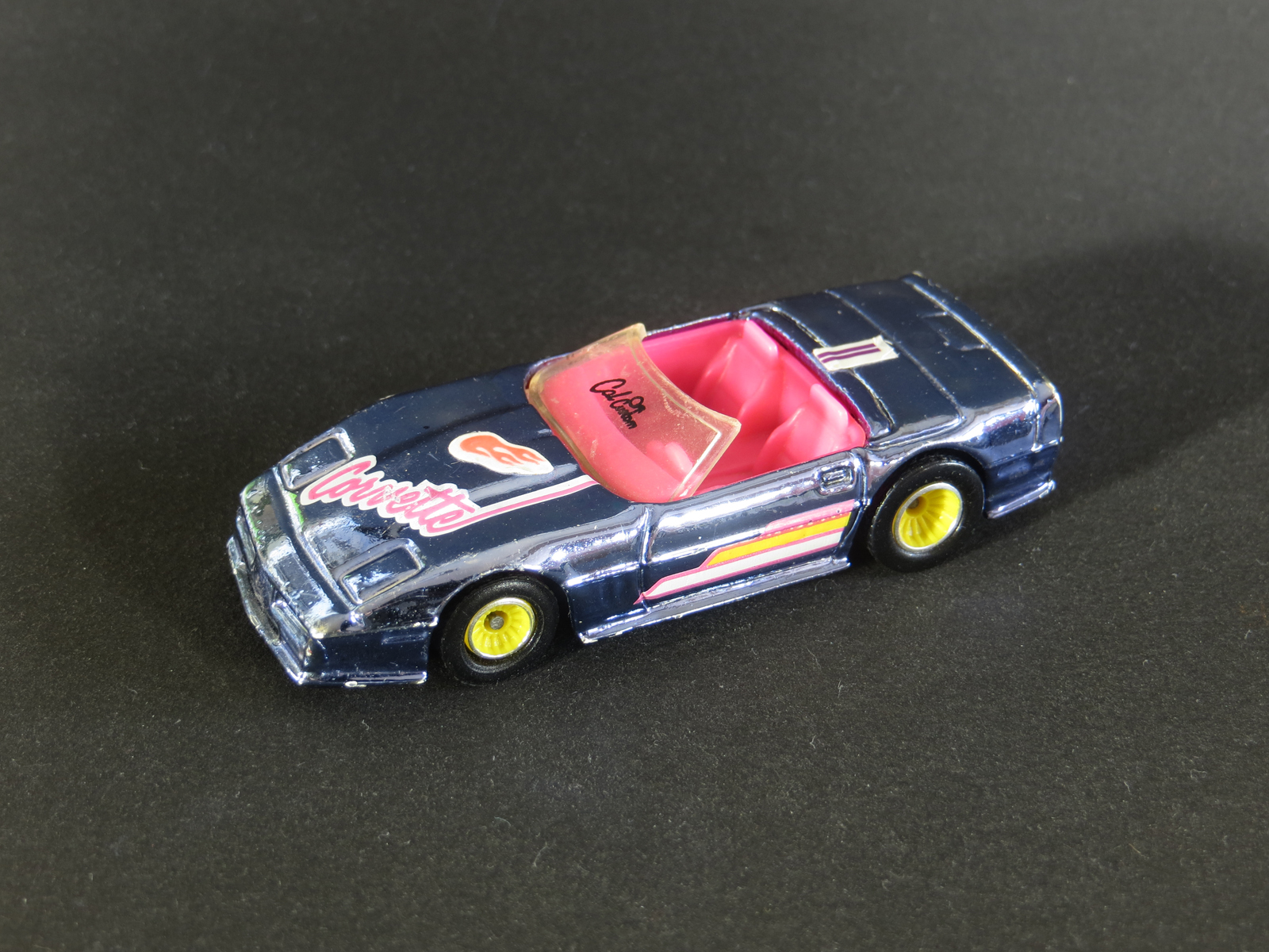 1990 Hot Wheels California Custom Series Custom Corvette The Race Case