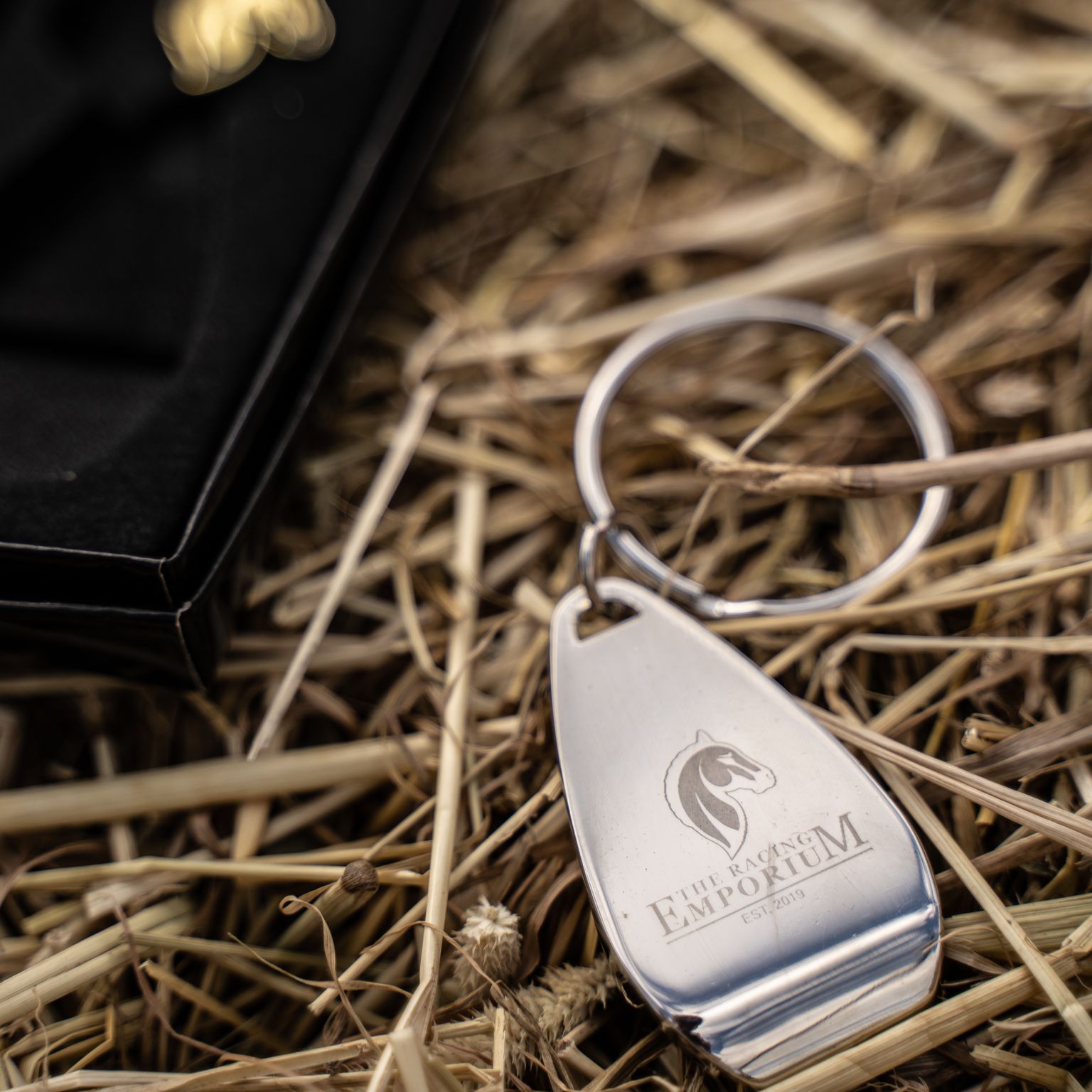 Keyring Bottle Opener & Enamel Pin Badge Gift Set The Racing Emporium