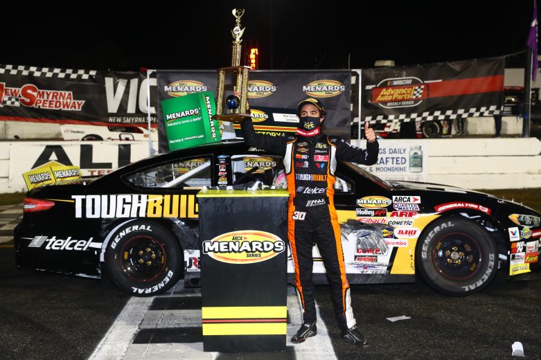Gutierrez Upsets Arca Menards Action With Shocking New Smyrna Victory The Racing Experts