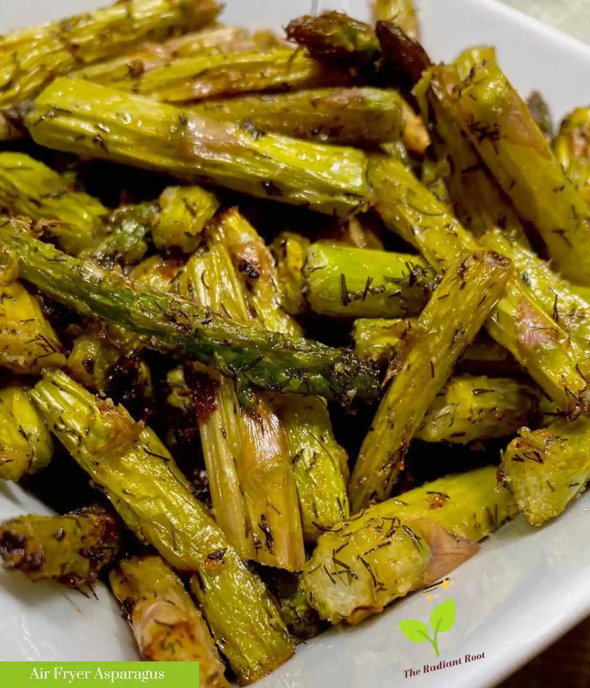 Air Fried Asparagus The Radiant Root