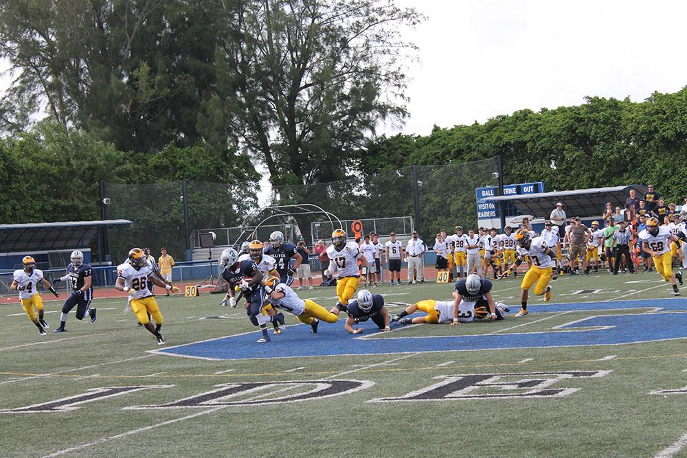 Varsity Football Team Faces Heartbreaking Loss To Rival Belen The Raider Voice