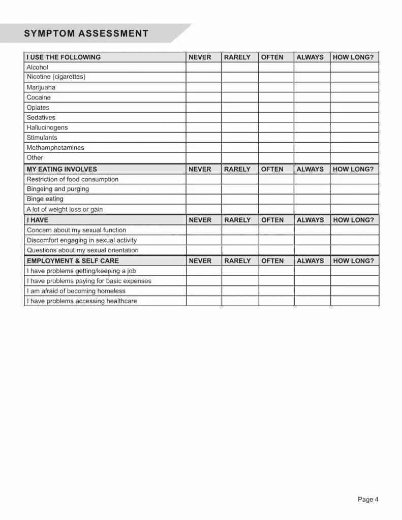 Counseling Intake Form PDF (Editable Fillable Printable) Template