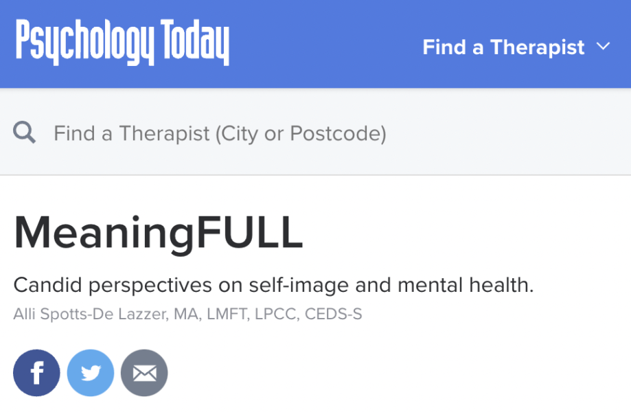 Meet a new Psychology Today blogger Therapy Helps.