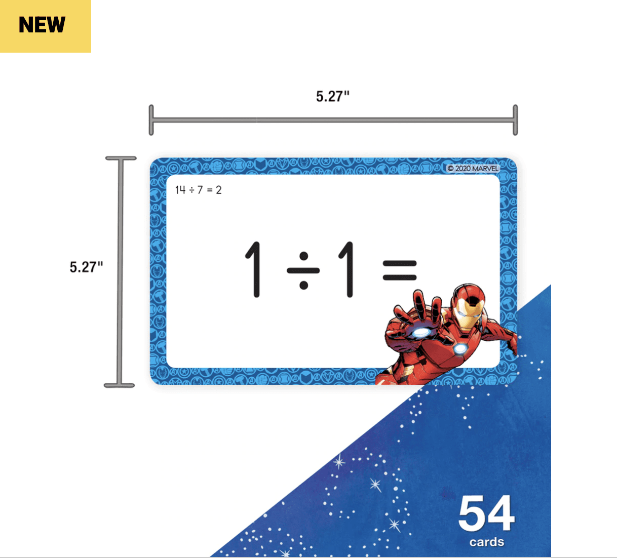 Disney Avengers Division 012 Flash Cards Grade 35