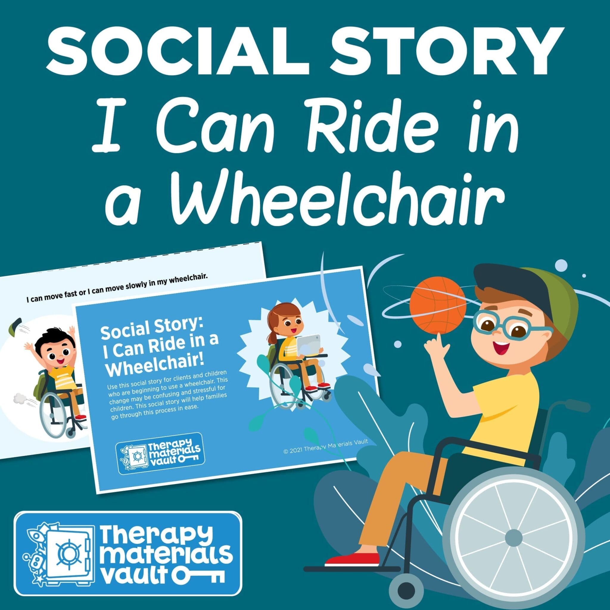 Social Story I Can Ride in a Wheelchair! TMV