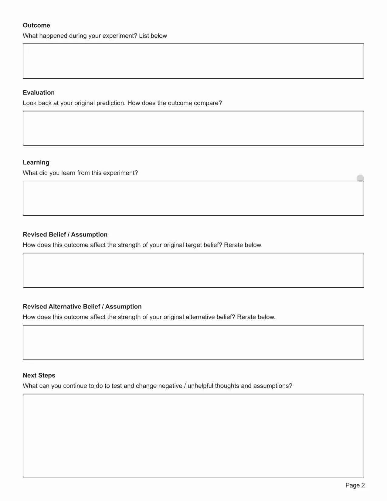 Exposure Therapy Worksheets Bundle (Editable, Fillable, Printable PDFs