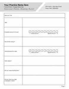 Behavioral Pattern Breaking Record Worksheet (Editable, Fillable