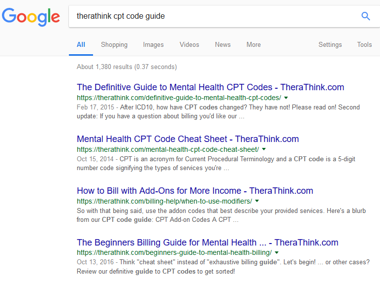 How to Use Google and TheraThink to Find Answers to Your Mental Health