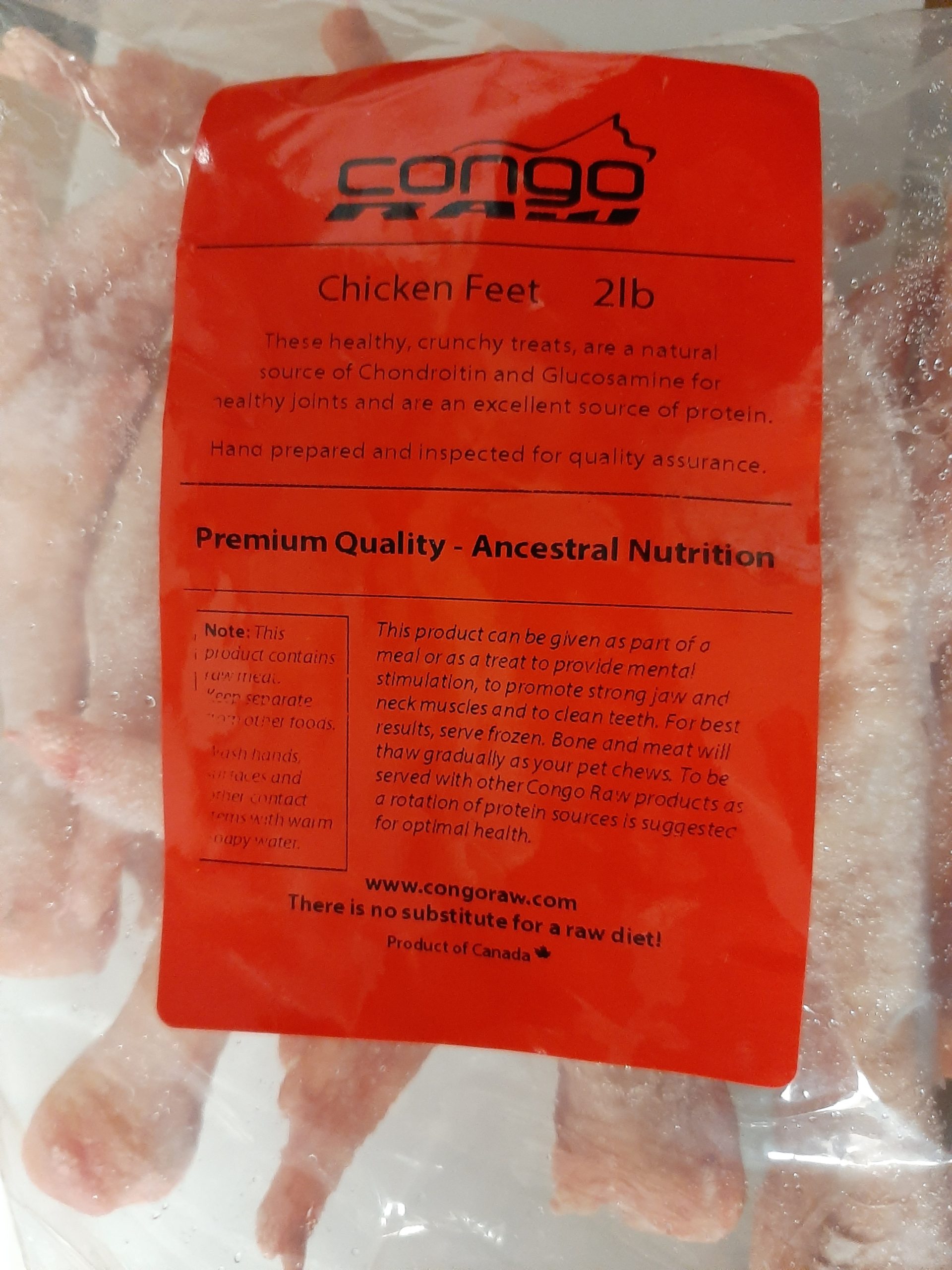 Chicken feet 2lbs The Raw Source
