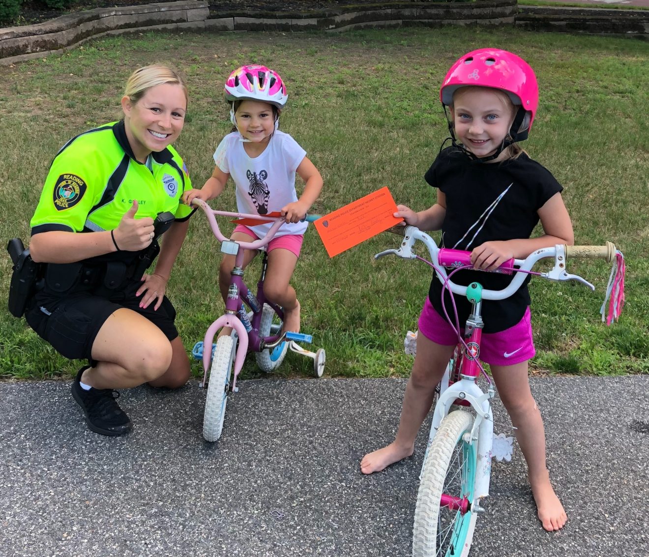 Reading Police Department to Reward Kids with Summer Helmet Initiative