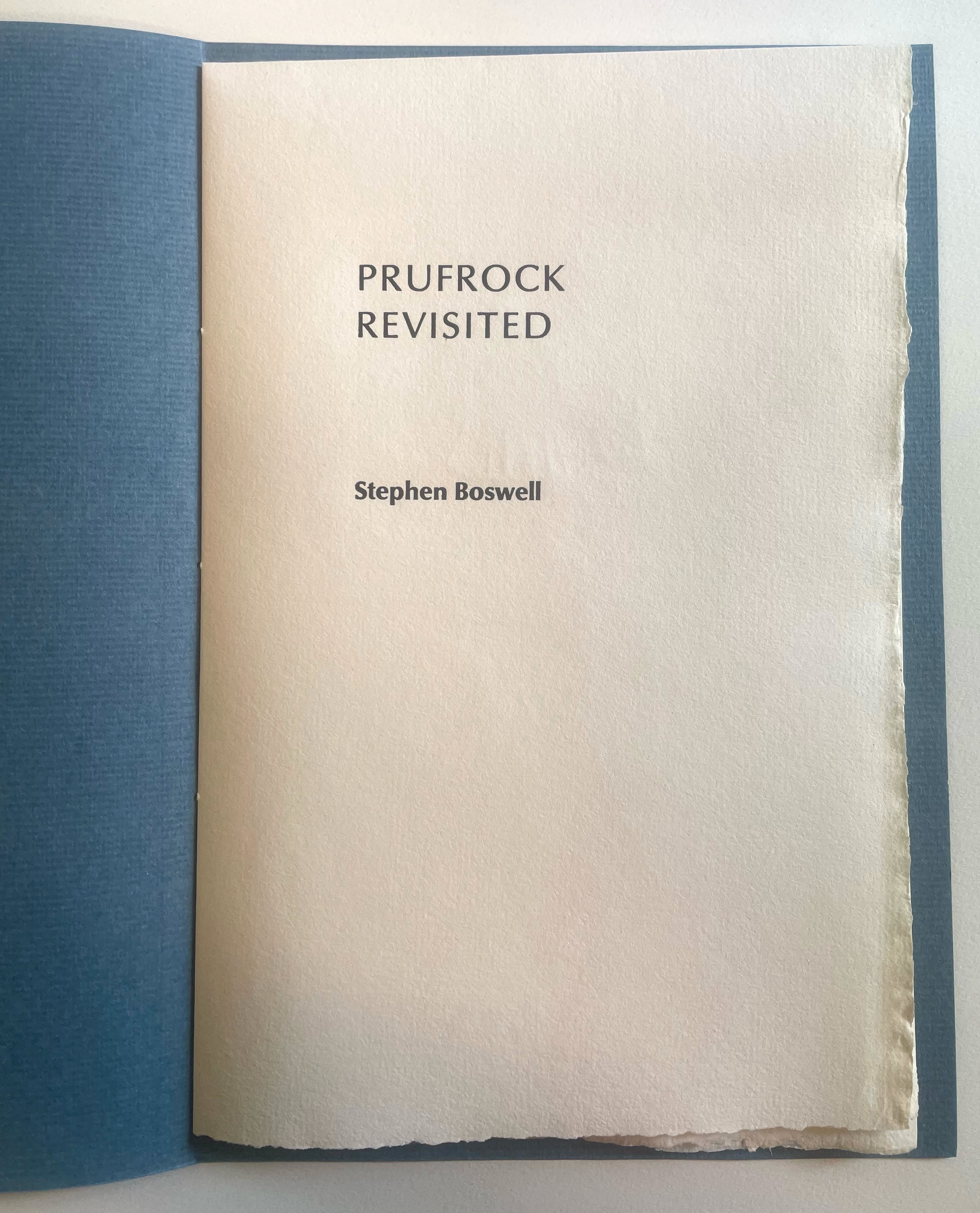 Prufrock Revisisted The Reading Room Press