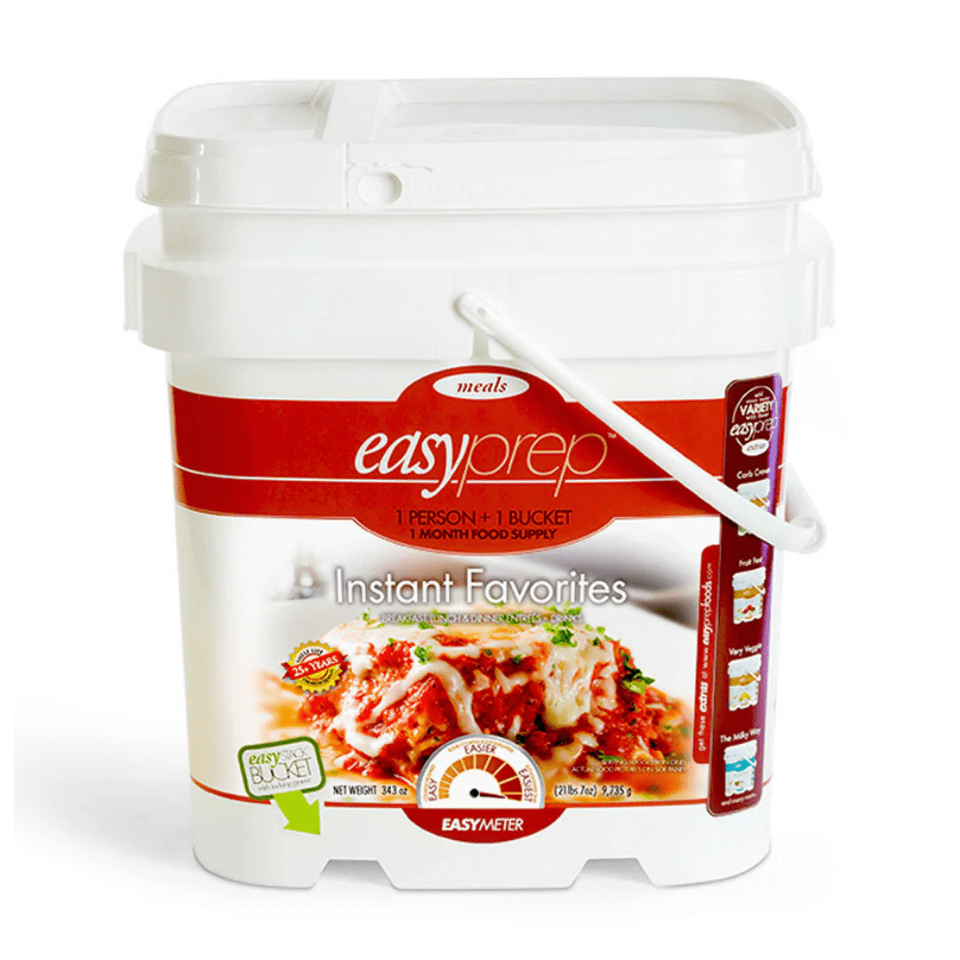 EasyPrep Instant Favorites Emergency Food Storage Kit 1 Bucket Pack