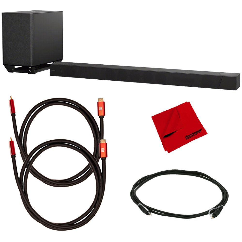 Sony HTST5000 7.1.2ch 800W Dolby Atmos Sound Bar & Deco Gear HDMI