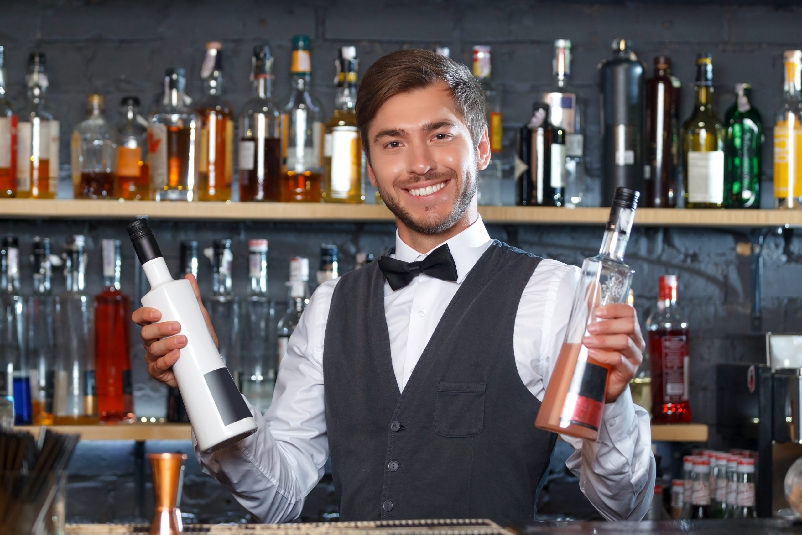 Handsome bartender during work TheRealBarman