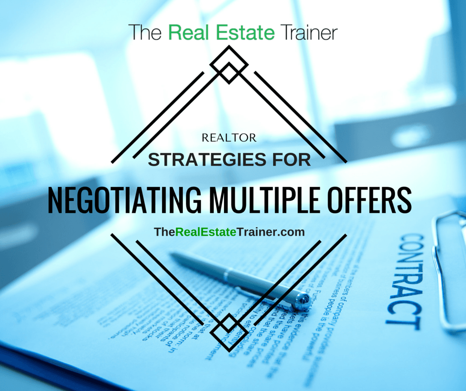 Multiple Offer Negotiation Strategies for Real Estate Agents