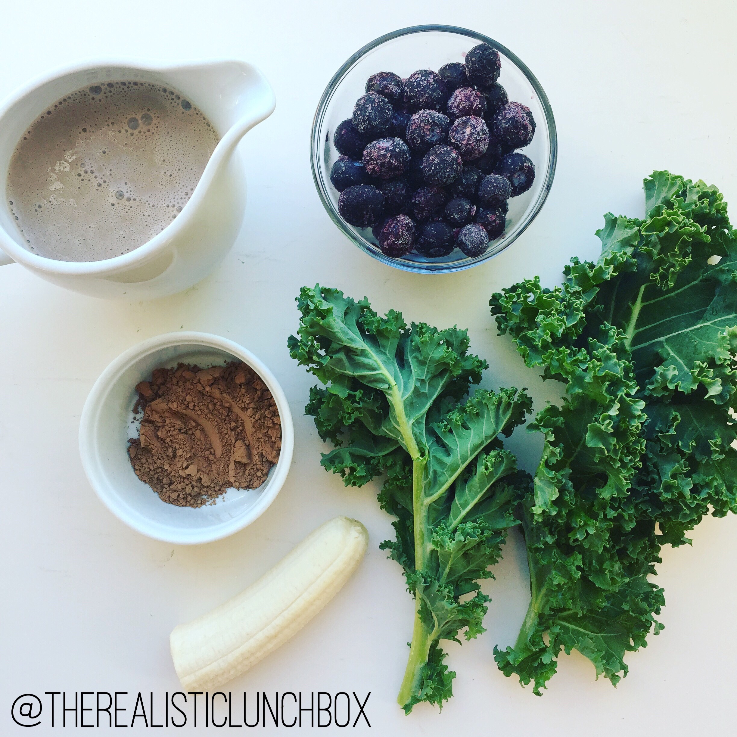 No Fail Chocolate Kale Smoothie (for kids and adults!) The Realistic