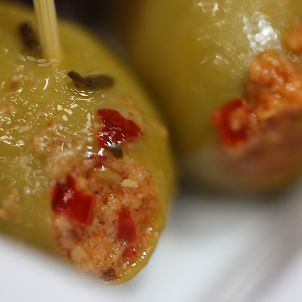 Chilli Stuffed Olives 250g The Really Stuffed Olive Co.