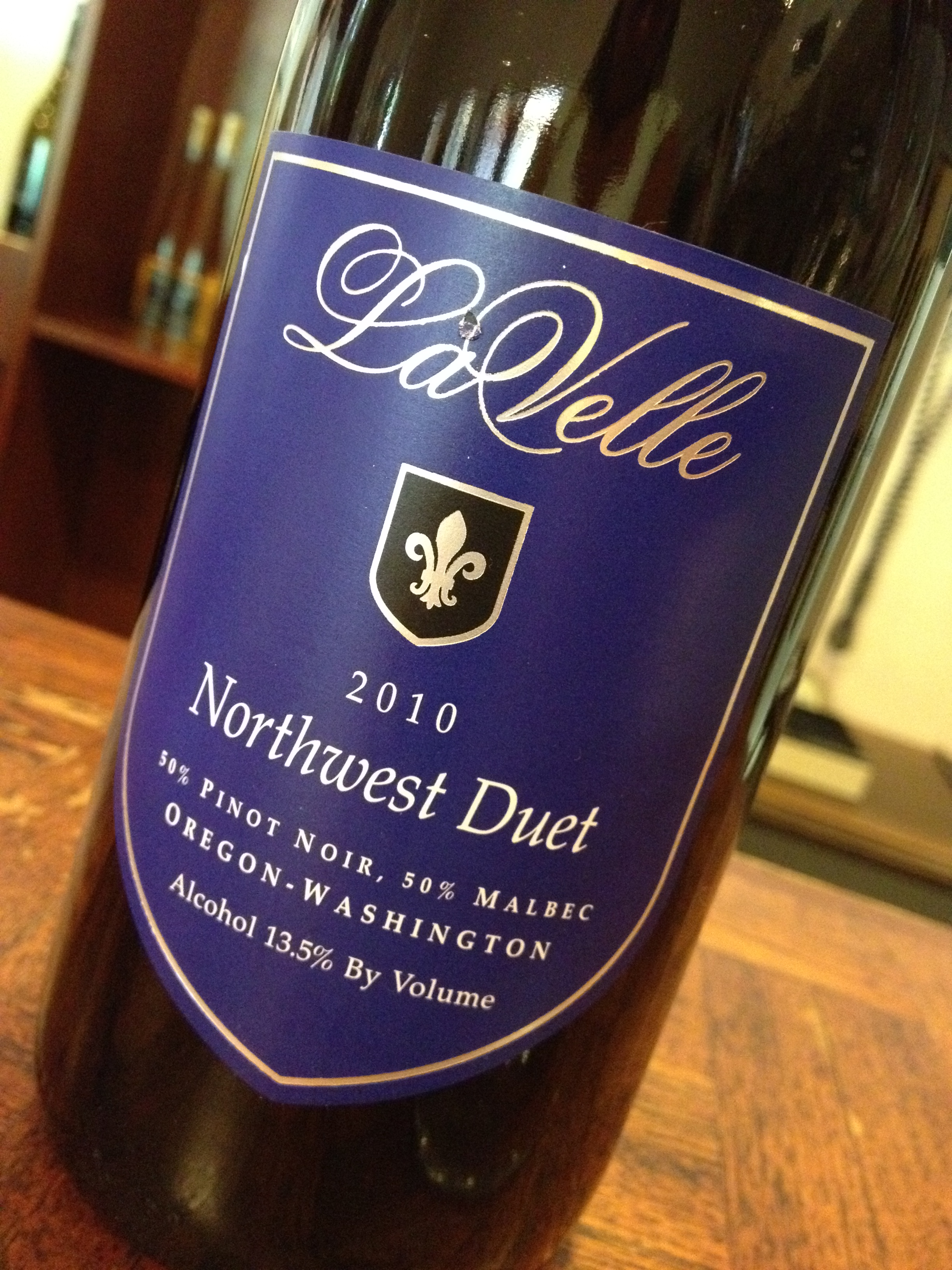 New Release LaVelle Vineyards Northwest Duet 2010 The Real Wine Julia