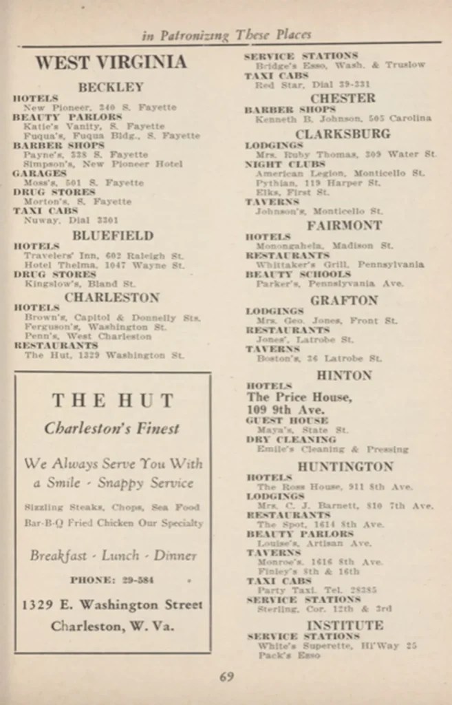 Lessons Learned Traveling with ‘The Green Book’ Real WV