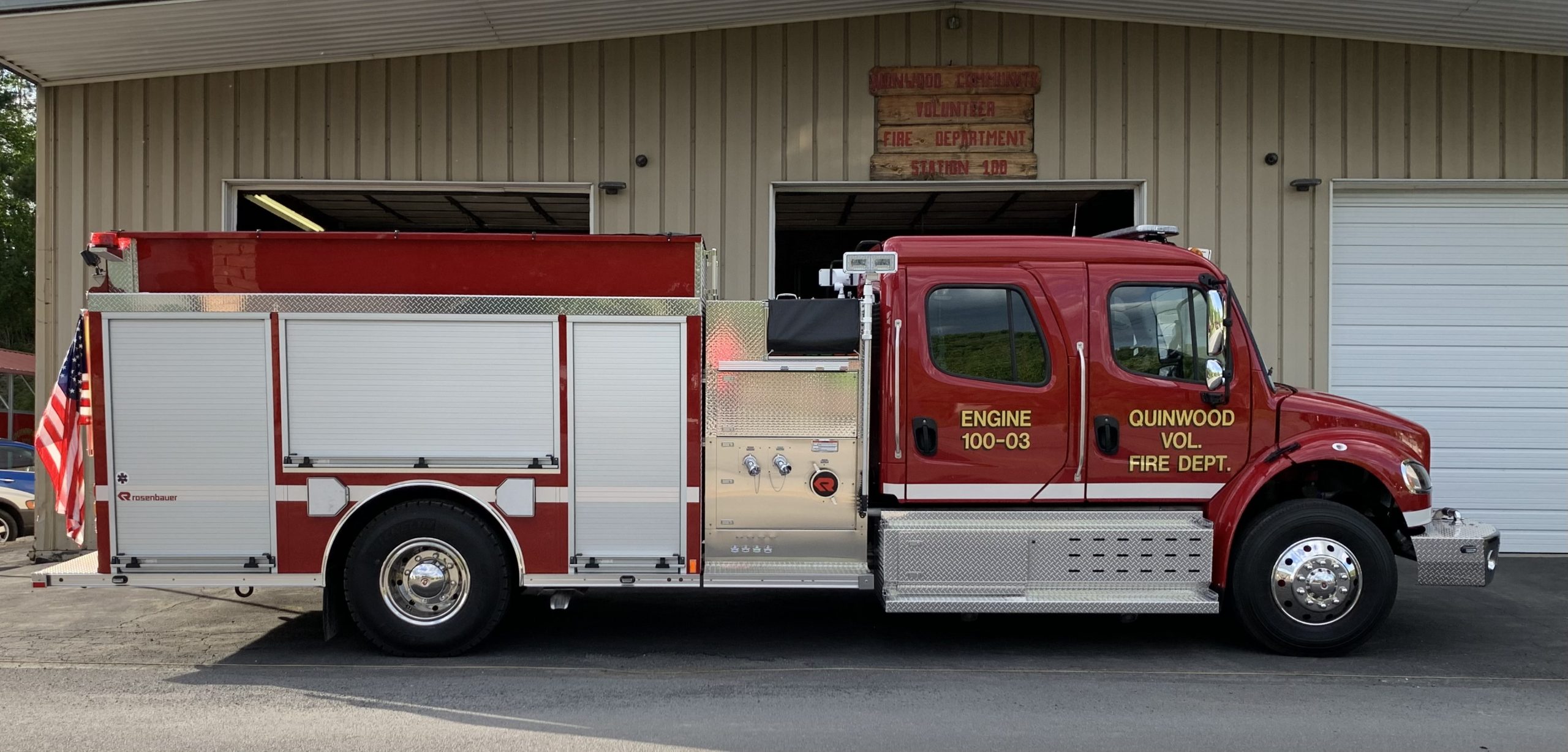Quinwood Vol. Fire Dept. awarded grant for the purchase of new selfcontained breathing units