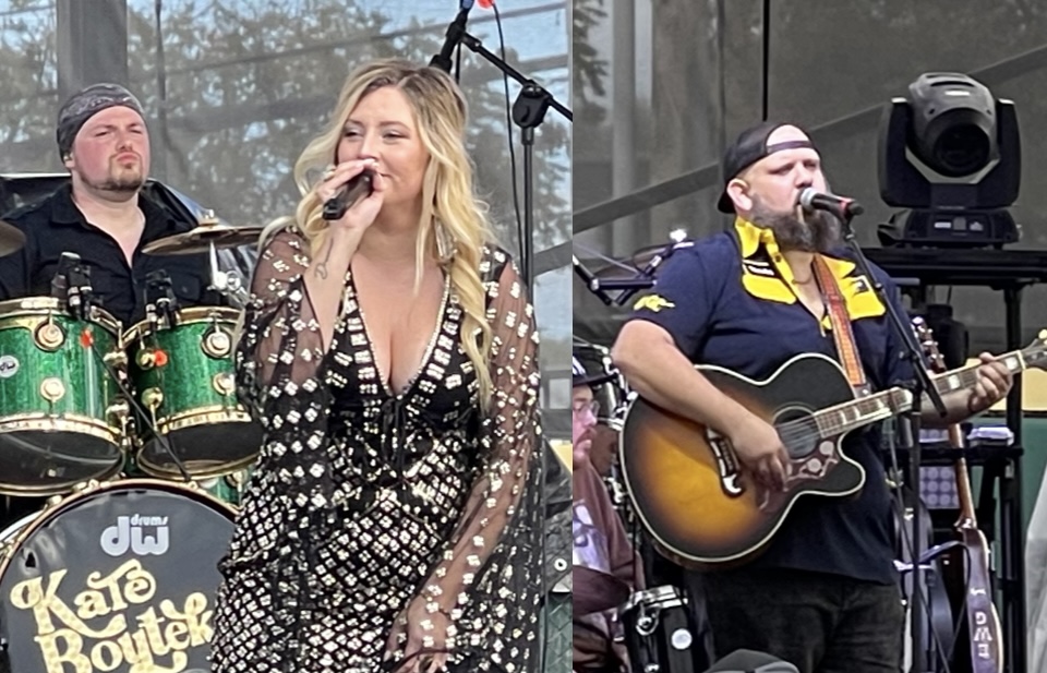 Despite rain, West Virginia artists Kate Boytek and Josh Pantry shine