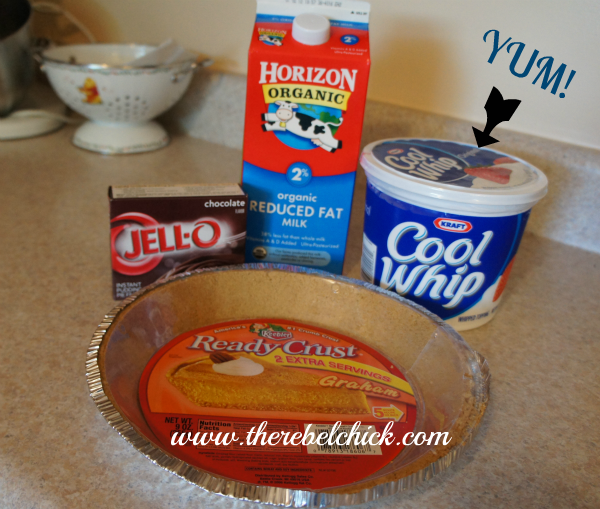 Recipe Easy Summer Chocolate Pudding Pie The Rebel Chick