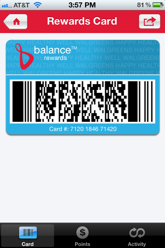 Walgreens Balance Rewards Program There's an APP for that