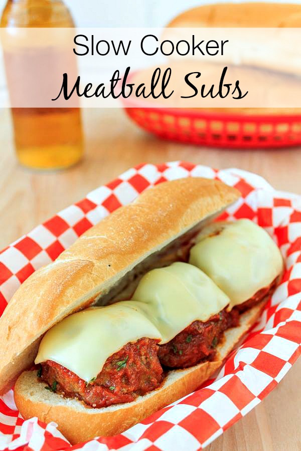 A Super Easy Slow Cooker Meatball Subs Recipe The Rebel Chick
