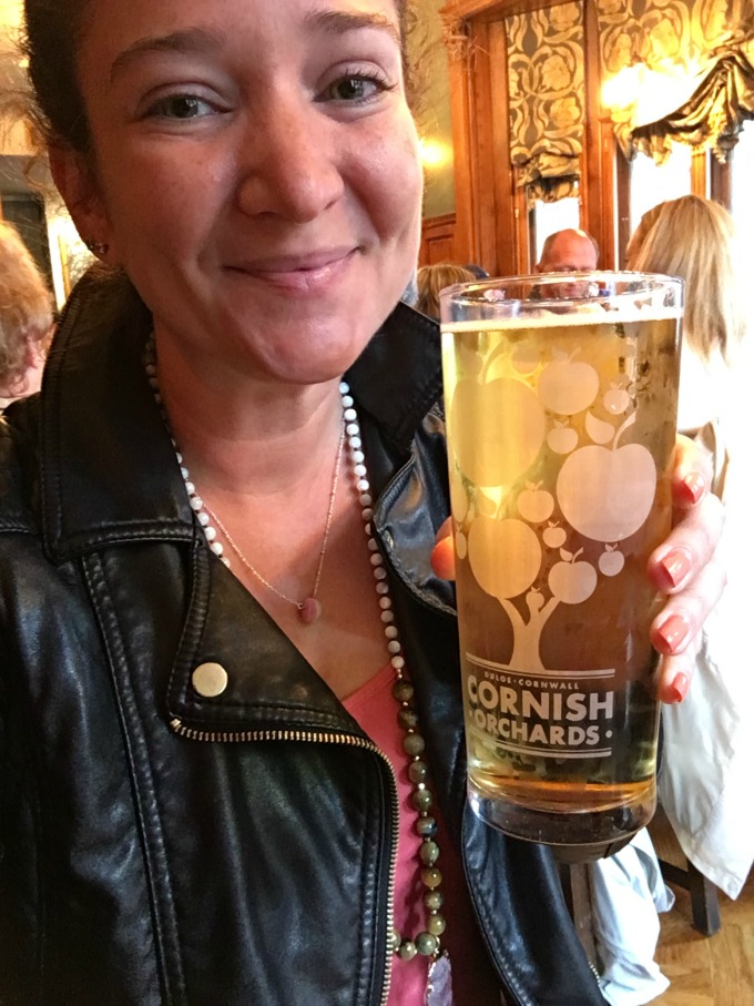Drinking a Cider in London The Rebel Chick