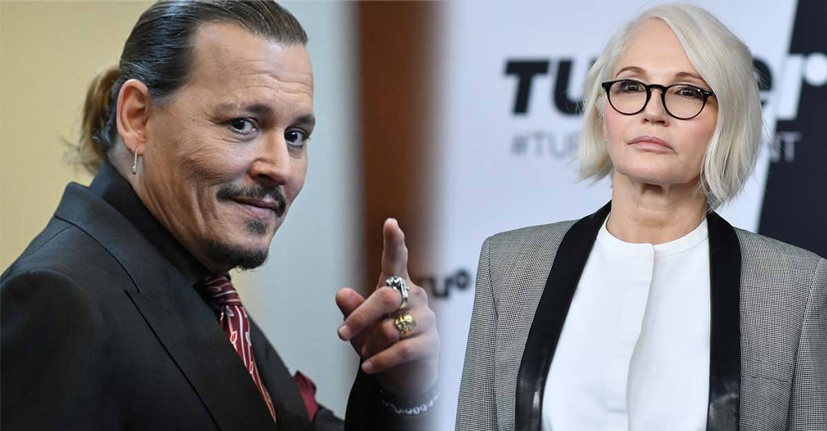 Ellen Barkin's accusation of Johnny Depp throwing a wine bottle