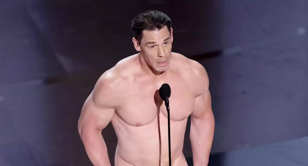 John Cena' Oscar Stunt Goes Viral Presents Best Costume Naked, Ignites