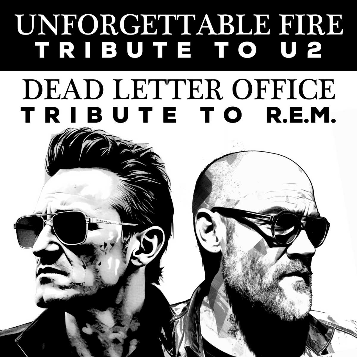 FIRE (Tribute to U2) & DEAD LETTER OFFICE (Tribute to R.E
