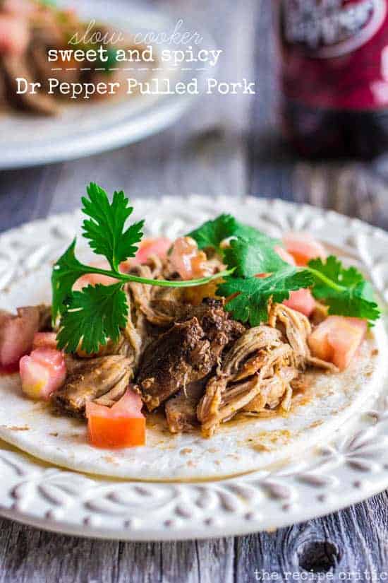 Slow Cooker Sweet and Spicy Dr Pepper Pulled Pork The Recipe Critic