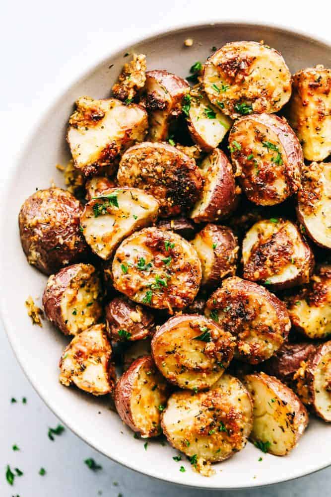 Parmesan Garlic Roasted Potatoes SMART KIDS