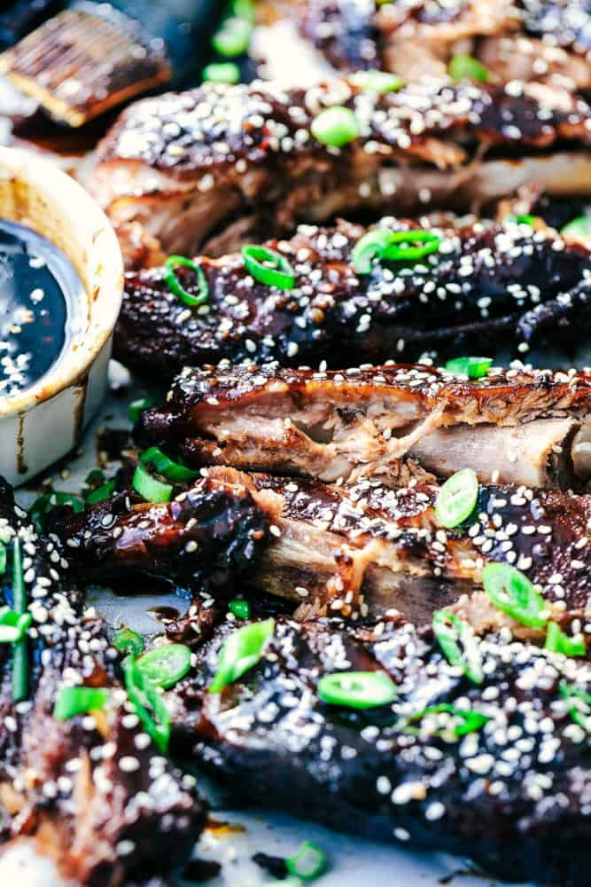 Slow Cooker Sticky Asian Ribs with Sticky Sauce The Recipe Critic
