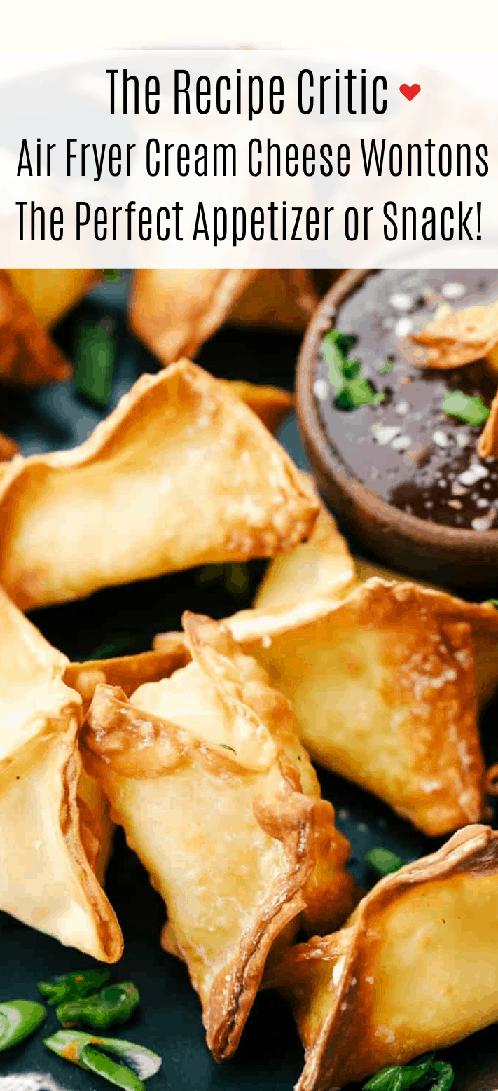 Air Fryer Cream Cheese Wontons The Recipe Critic