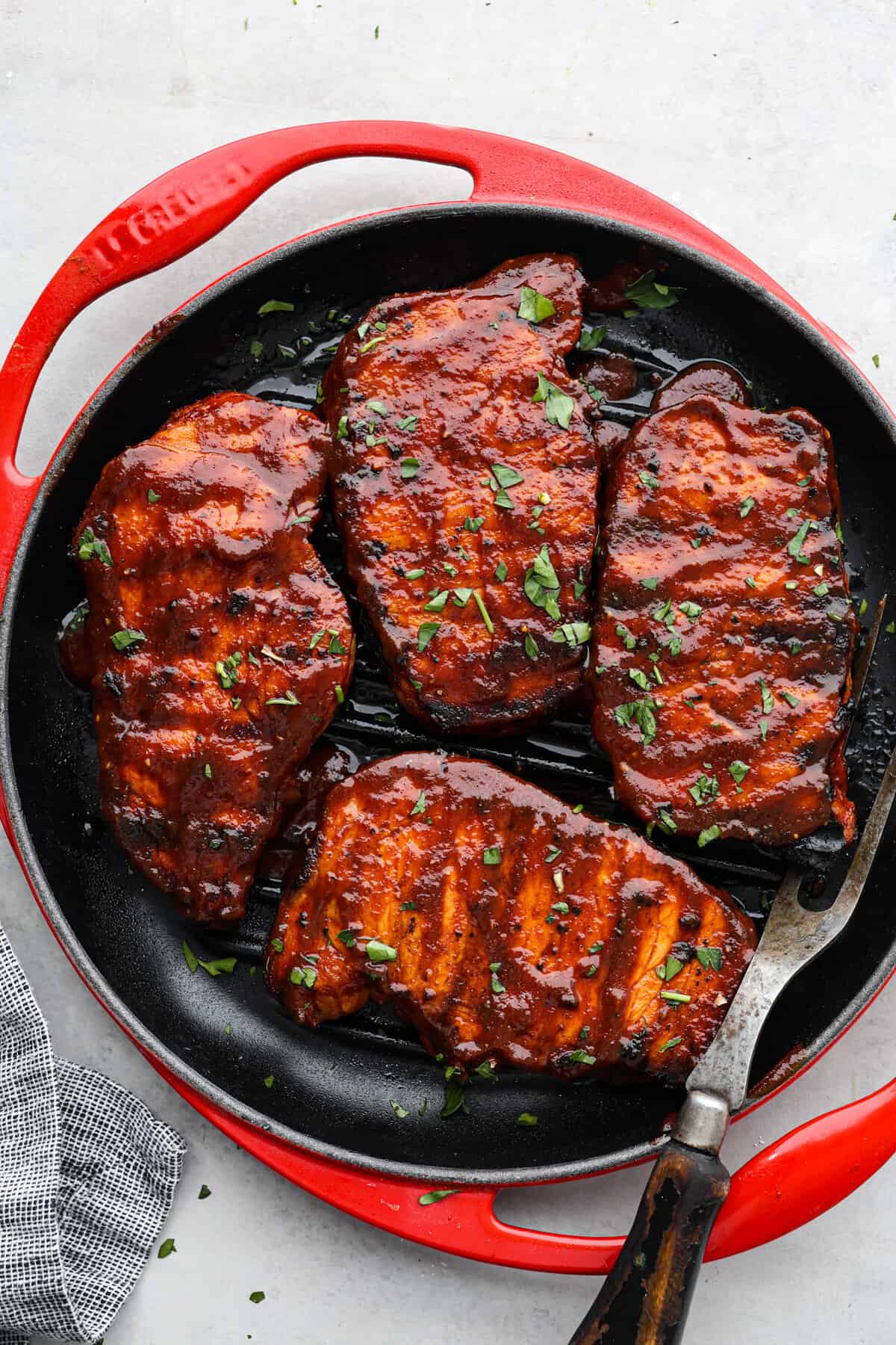 Grilled BBQ Pork Chops Recipe Concepts