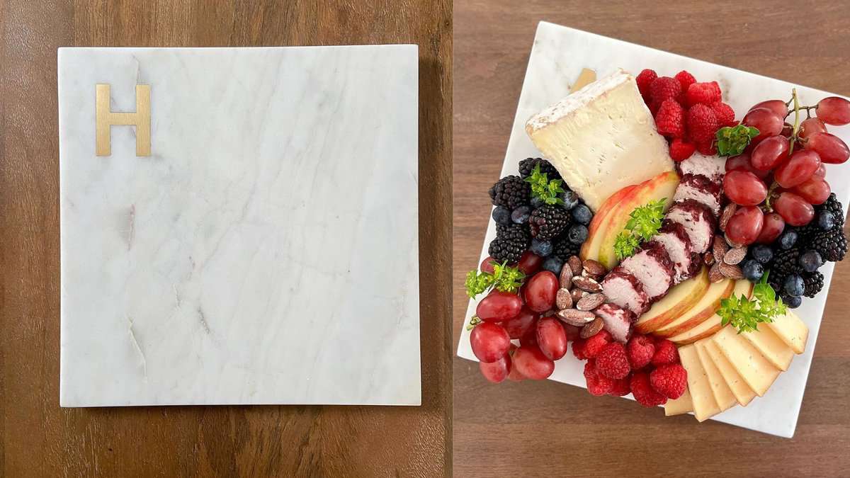 Marble charcuterie board