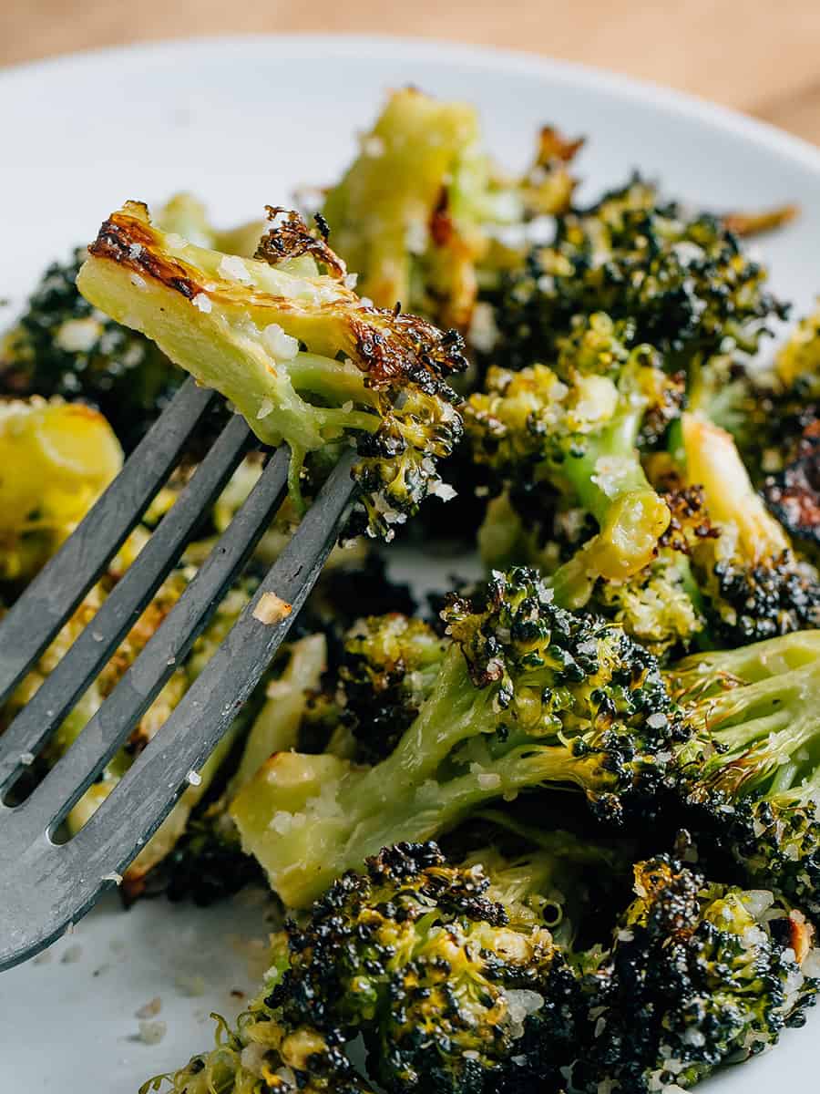 Roasted Broccoli with Parmesan The Recipe Life