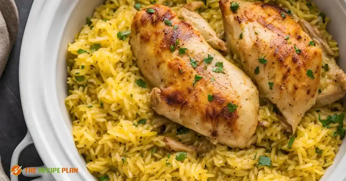 Slow Cooker Chicken and Yellow Rice A Comforting Delight