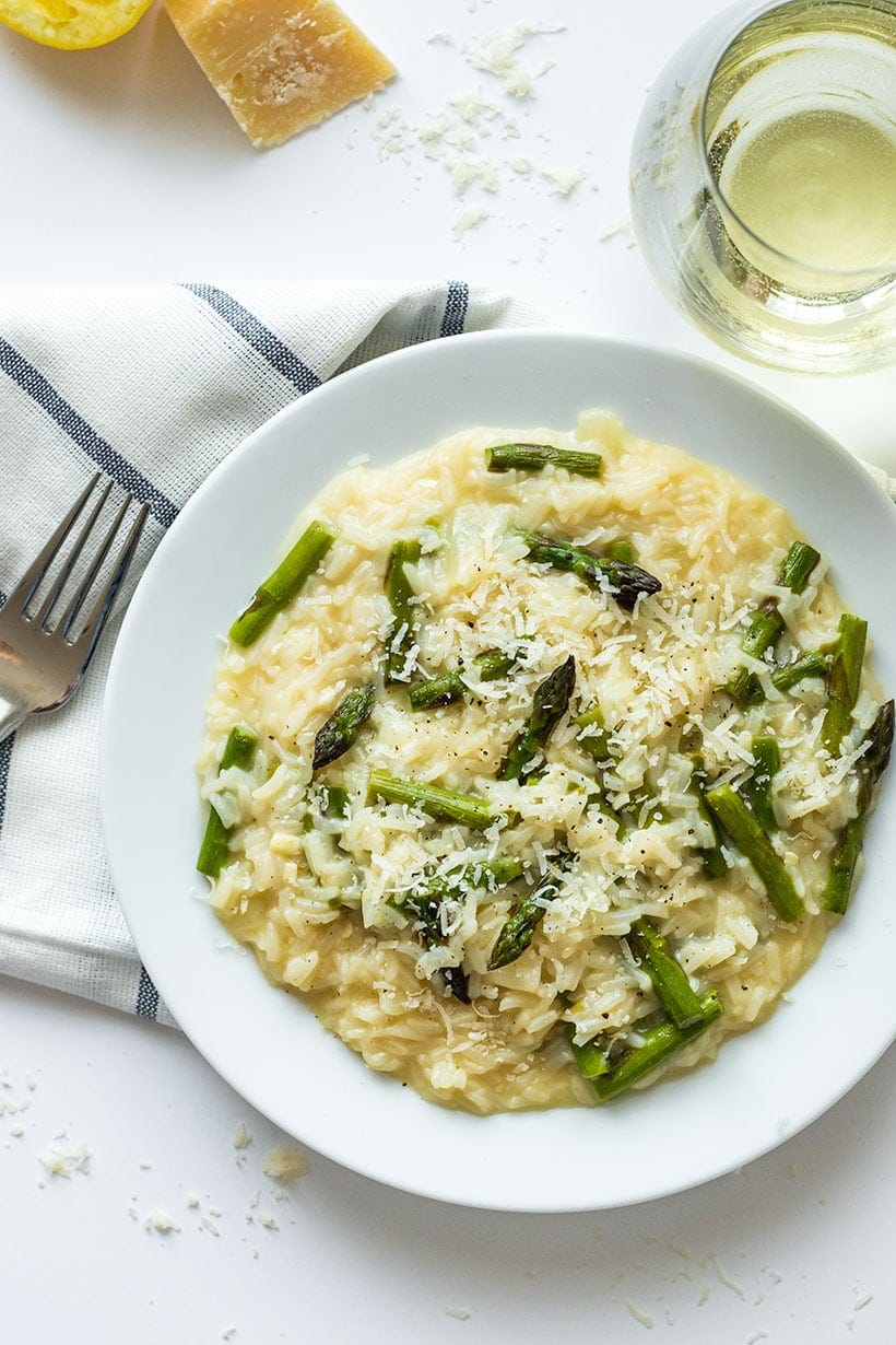 Instant Pot Lemon Asparagus Risotto The Recipe Well