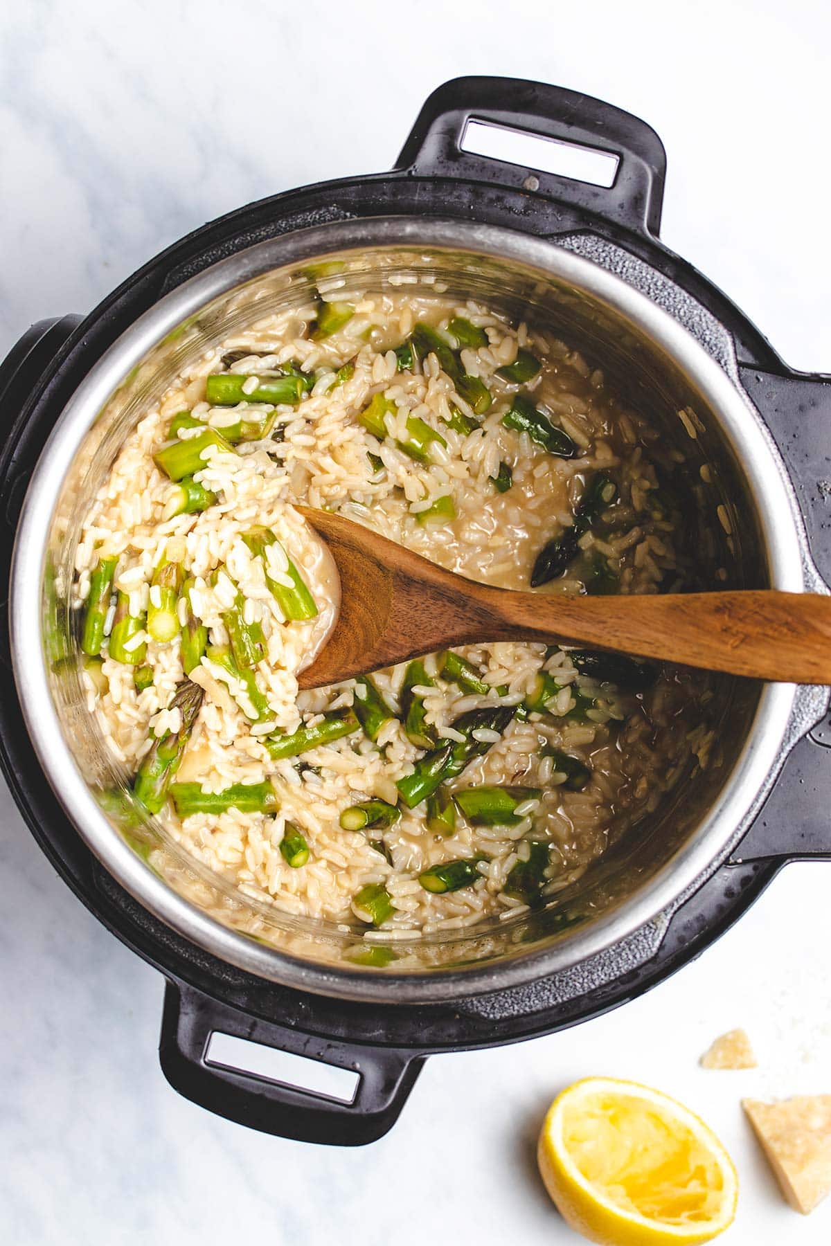 Instant Pot Lemon Asparagus Risotto The Recipe Well