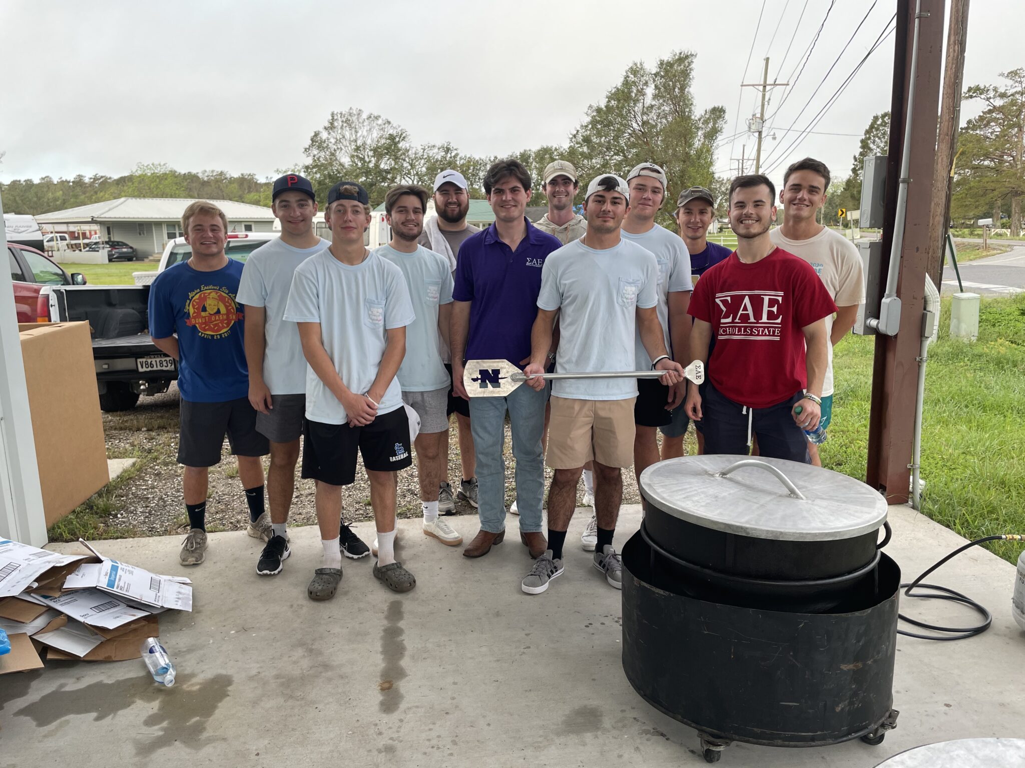 Nicholls State chapter feeds victims of Hurricane Ida Sigma Alpha Epsilon