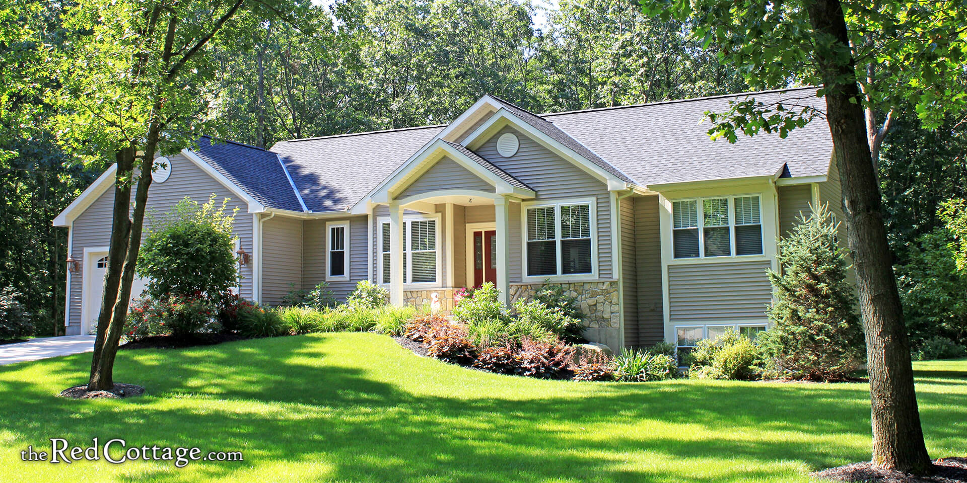 Split Bedroom Open Concept Ranch House Plans The Red Cottage