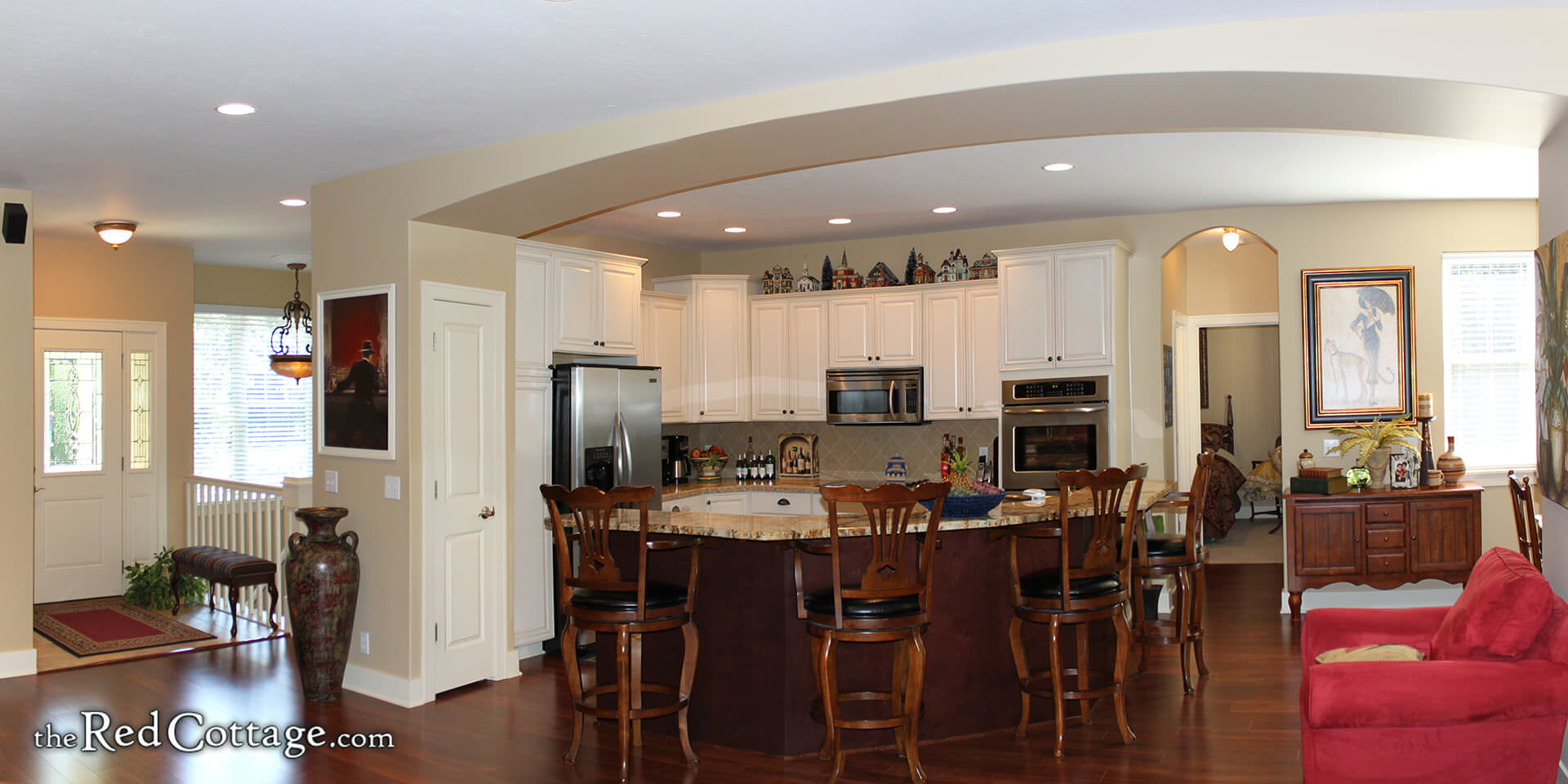 Split Bedroom Open Concept Ranch House Plans The Red Cottage