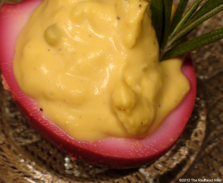Fancy Deviled Eggs Bright Beet Pickled Deviled Eggs