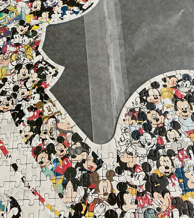 That's One Big Mickey Mouse Puzzle The Red Painted Cottage