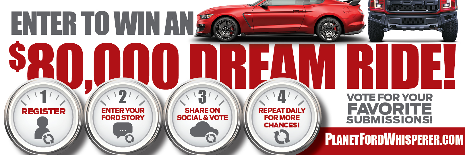 Randall Reed Announces Contest for 80K Ford