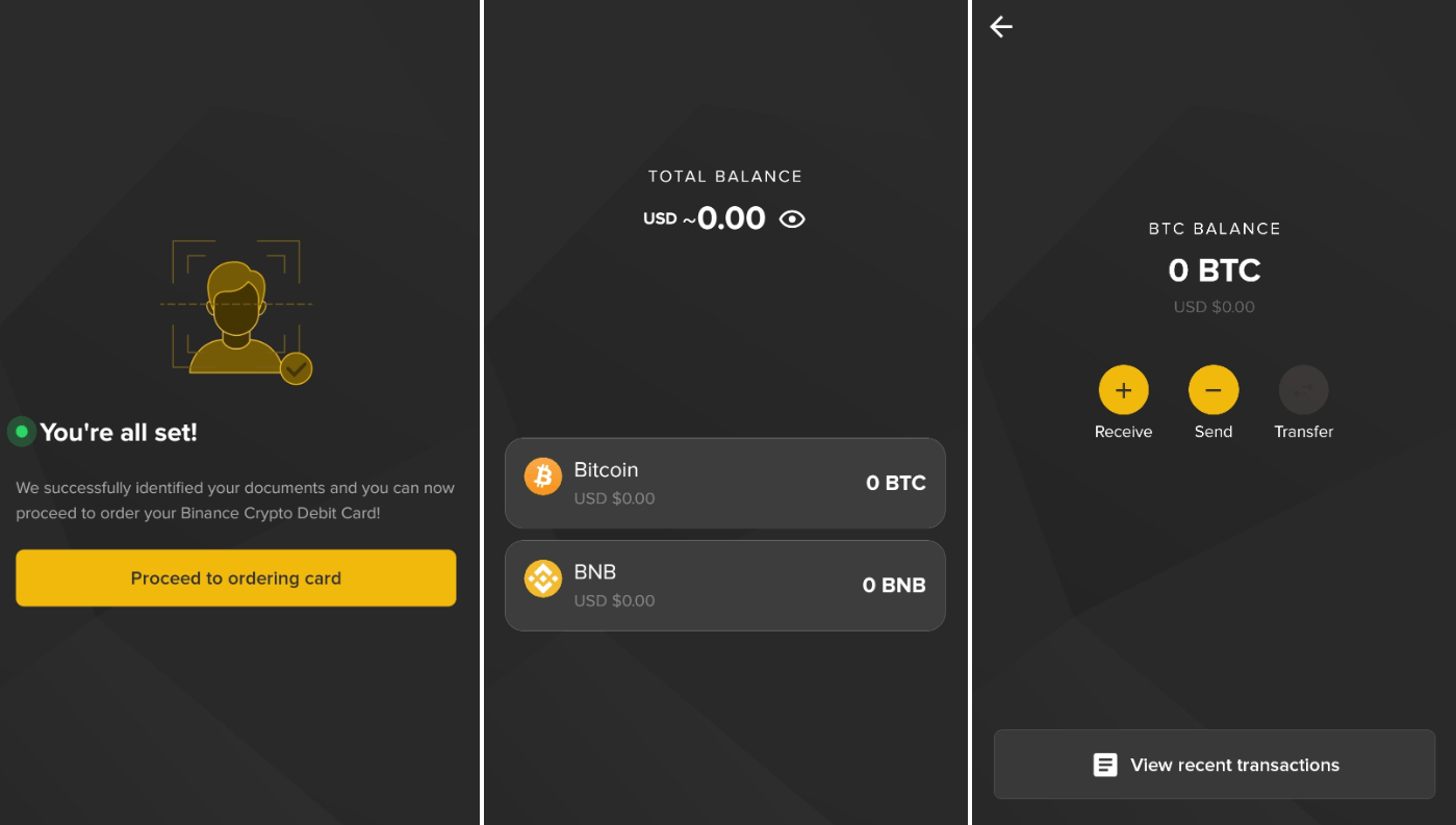 Binance Card VISA Powered Crypto Debit Card, 15 Fee