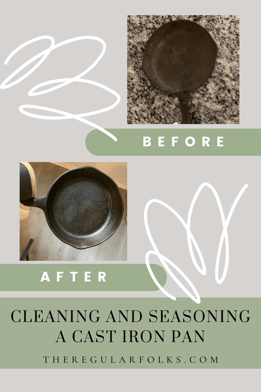 How To Care For and Restore Cast Iron Pans The Regular Folks